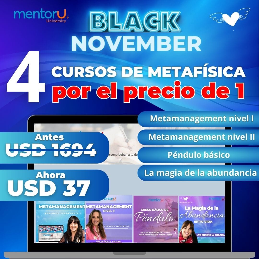 Paquete de 4 cursos premium de metafísica – Por tiempo limitado