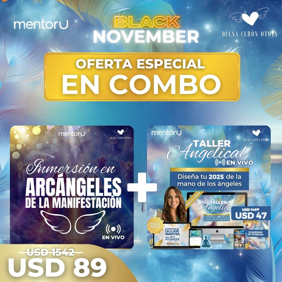 Oferta black november: Combo transformador angelical 2025