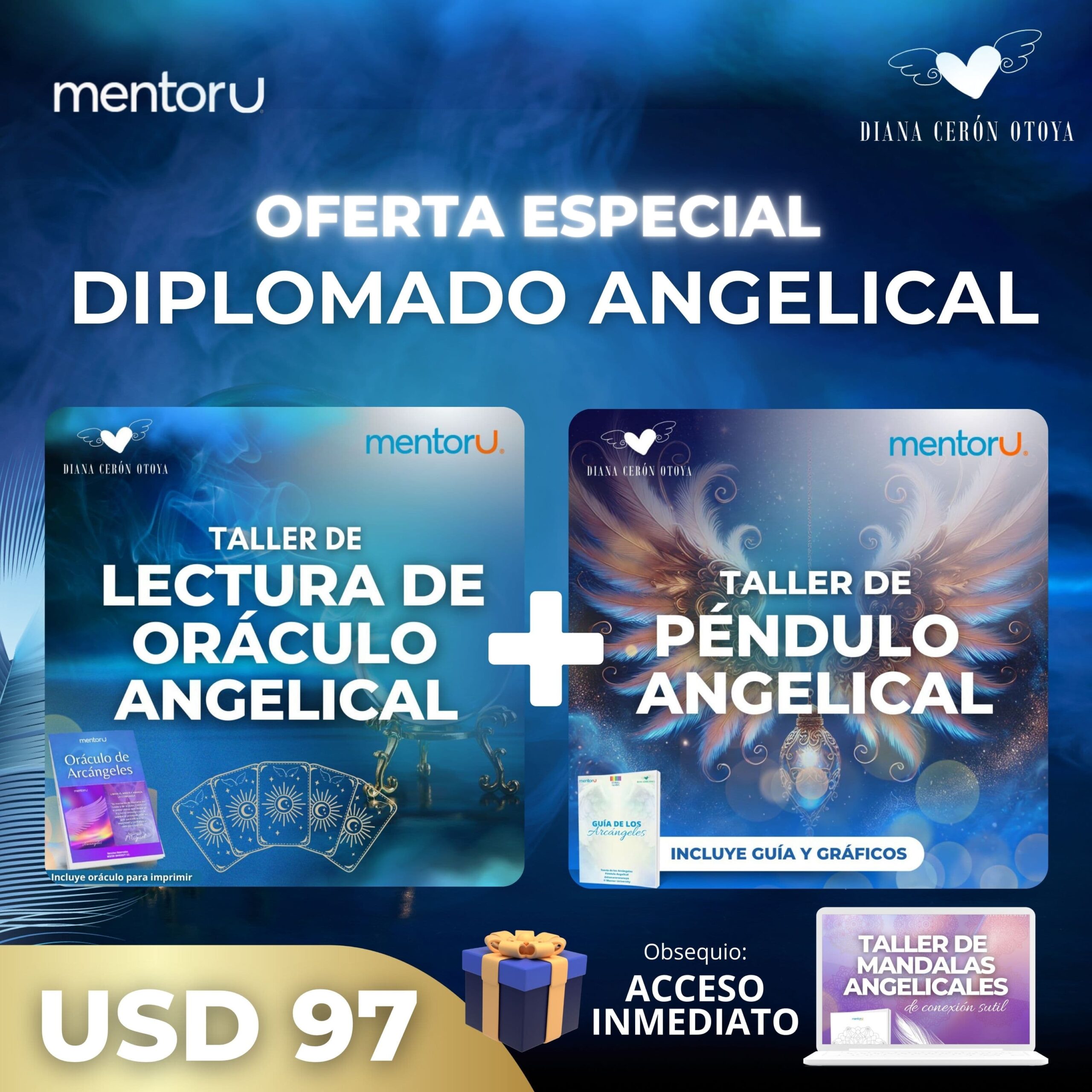 Diplomado de conexión angelical 2025 - Precio especial por tiempo limitado